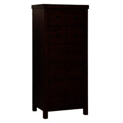 Willis & Gambier Kerala 5 Drawer Tall Chest, Rich Cherry